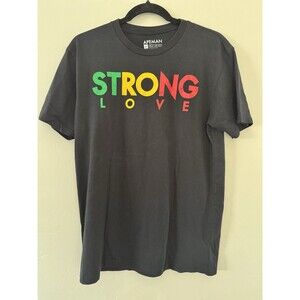 Apeman Strong Mens Medium Tee Rasta Colors Bob Marley Inspired Strong